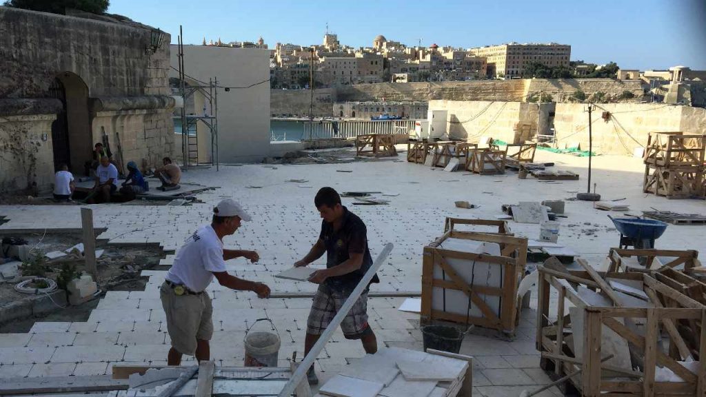 Kibitec Tile Layer Malta Finishes company fort st. angel