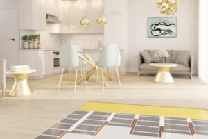 can you have underfloor heating under carpet