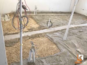can you screed over concrete