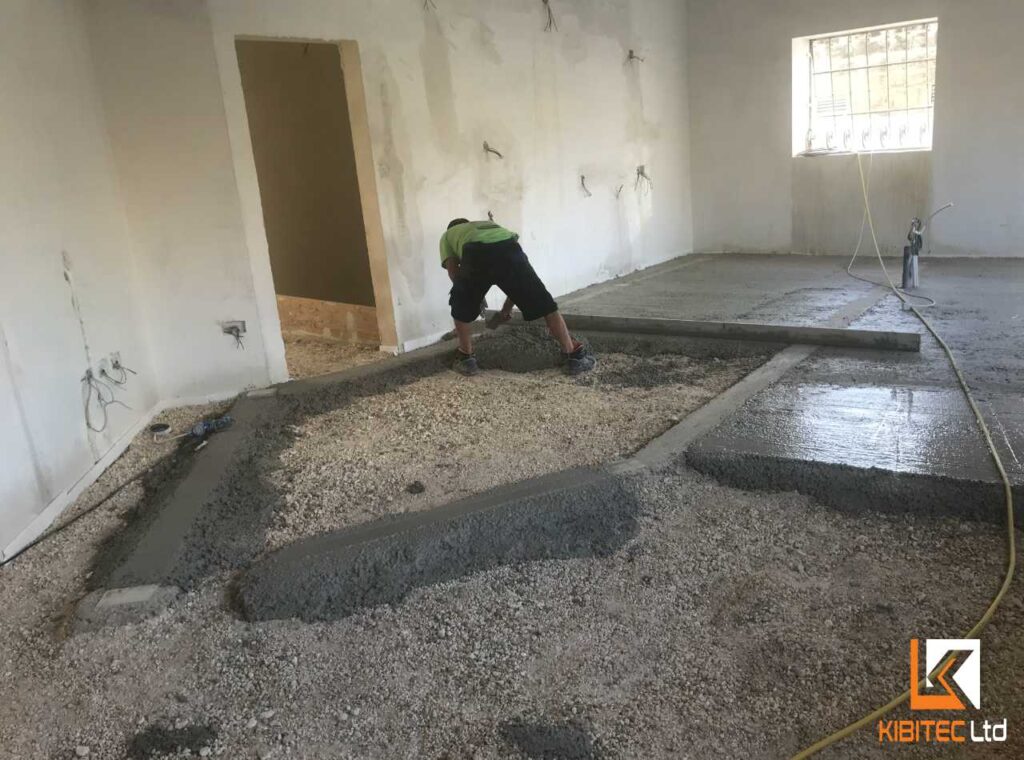 do i need to screed a concrete floor for microcement