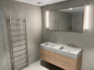 how do you clean microcement