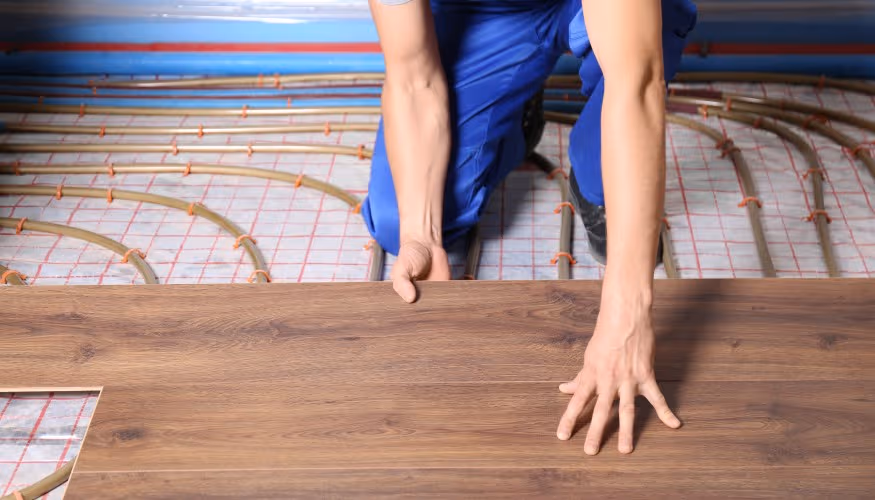 how to set underfloor heating thermostat