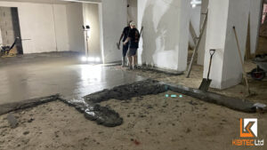 screed application process