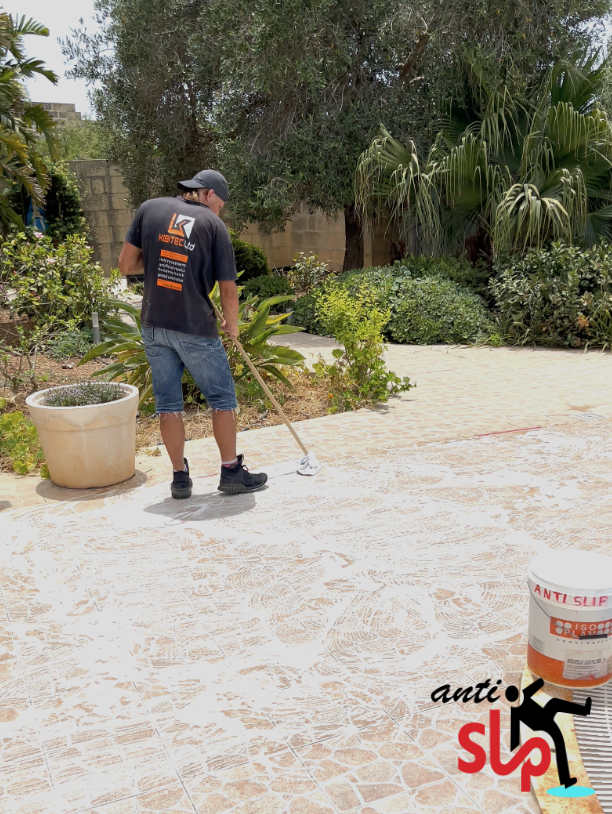 anti slip treatments for stairs Malta