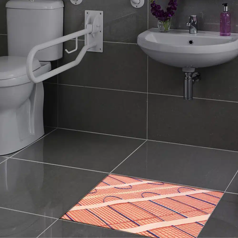 can underfloor heating crack tiles
