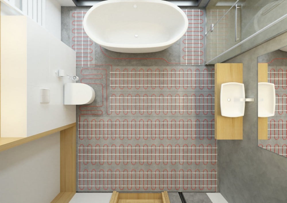cost of underfloor heating mats in Malta