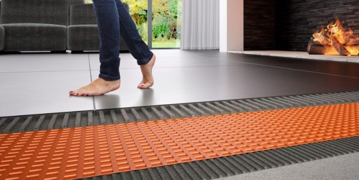 drying time for tiles over underfloor heating