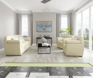 eco-friendly underfloor heating diamond sheets