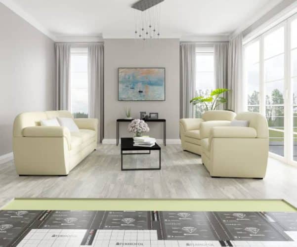 eco-friendly underfloor heating diamond sheets