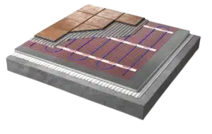 Electric underfloor heating mats for tiles Malta