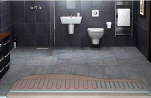 energy consumption underfloor heating tiled floors