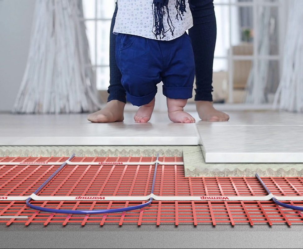 is underfloor heating safe for tiles