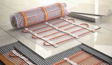 underfloor heating efficiency with ceramic tiles