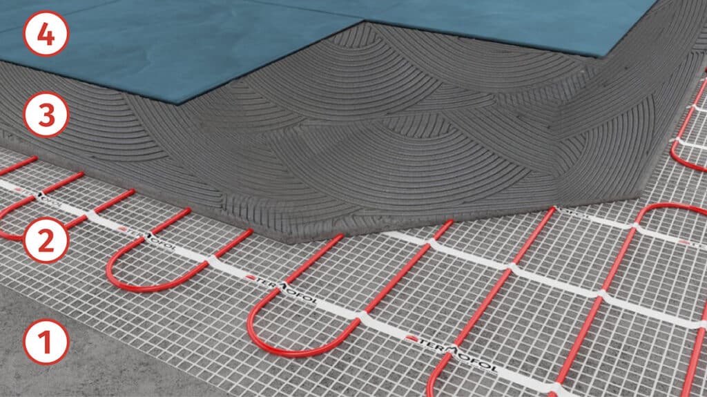 Underfloor heating mats vs water systems