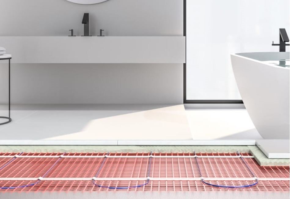 underfloor heating tile adhesive requirements